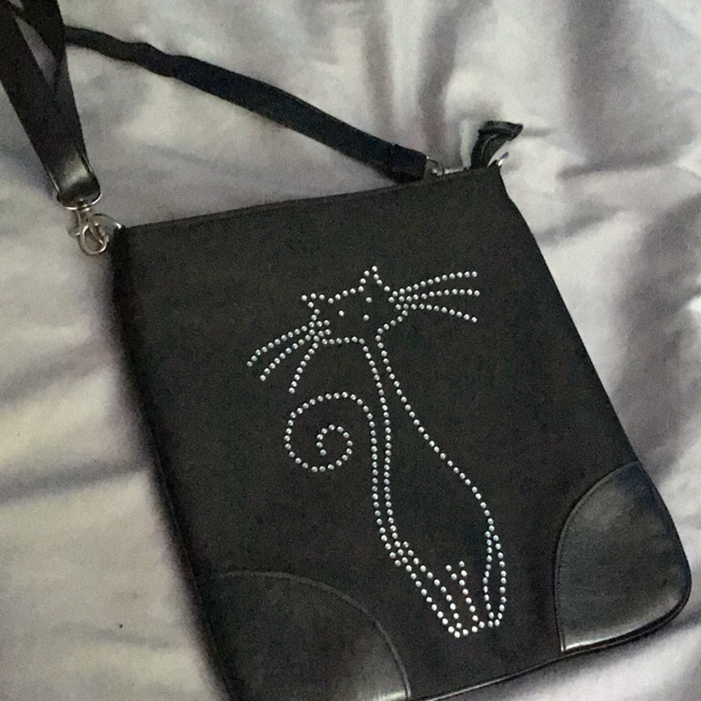 Cat crossbody handbag